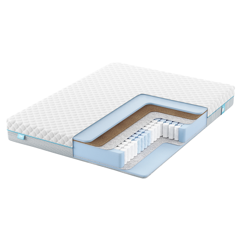 Матрас с независимыми пружинами PROMTEX Soft Combi Optima Средний / Средний 90x195