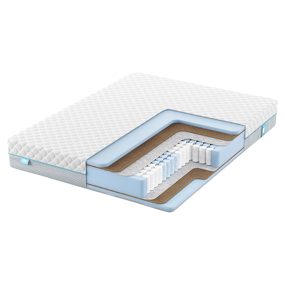 Матрас с независимыми пружинами PROMTEX Soft Optima Eco Средний / Средний 120x190