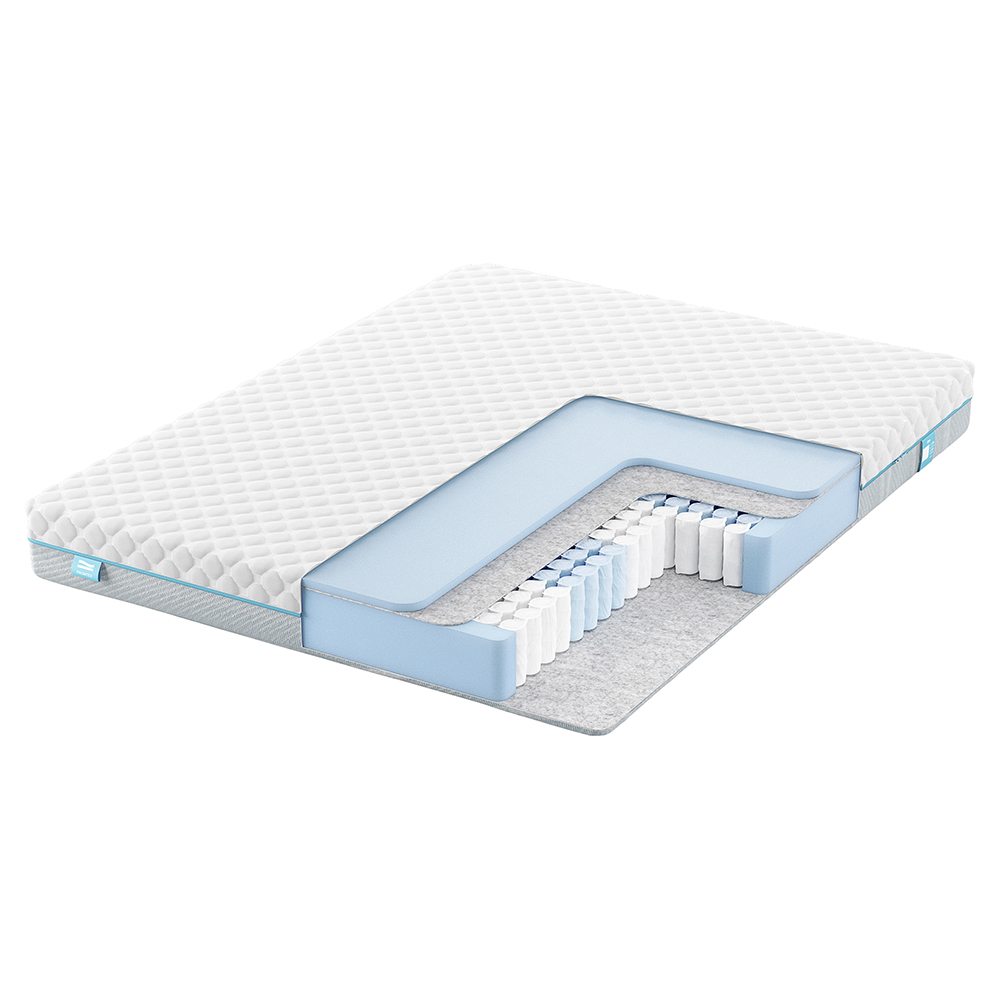 Матрас с независимыми пружинами PROMTEX Soft Standart Side / Средний 110x200