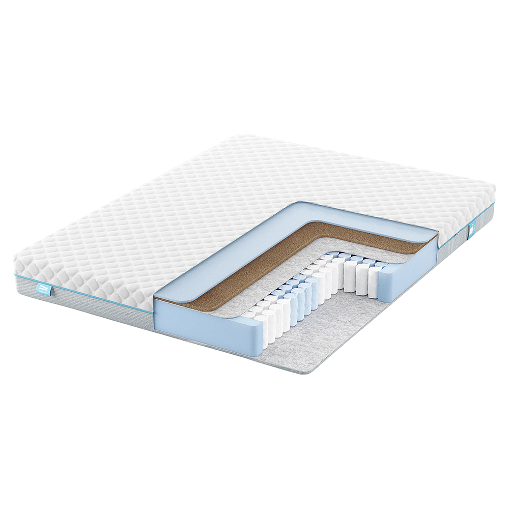 Матрас c независимыми пружинами Promtex Soft Optima 1 Side Средне-жесткий 200x200