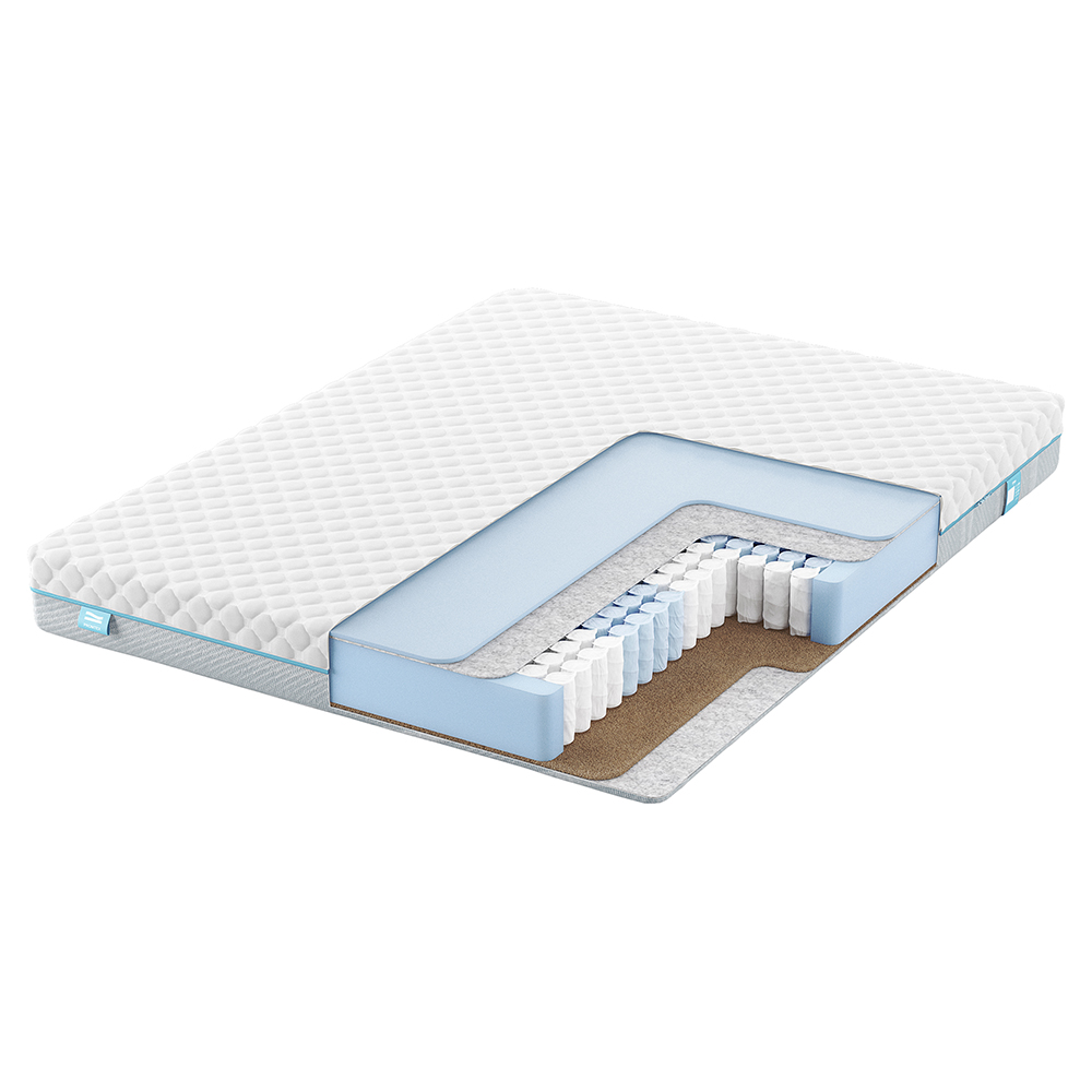 Матрас c независимыми пружинами Promtex Soft Standart Cocos 1 Средний / Средне-жесткий 70x160