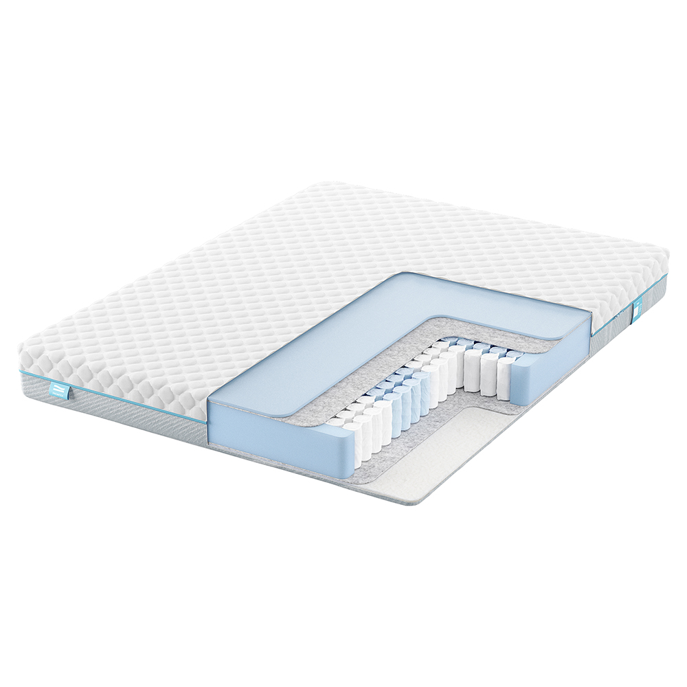 Матрас с независимыми пружинами Promtex Soft Artek Средне-мягкий / Средний 90x195