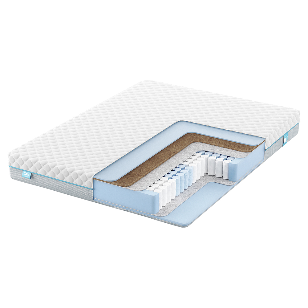 Матрас с независимыми пружинами PROMTEX Soft Temple Мягкий / Средний 110x200