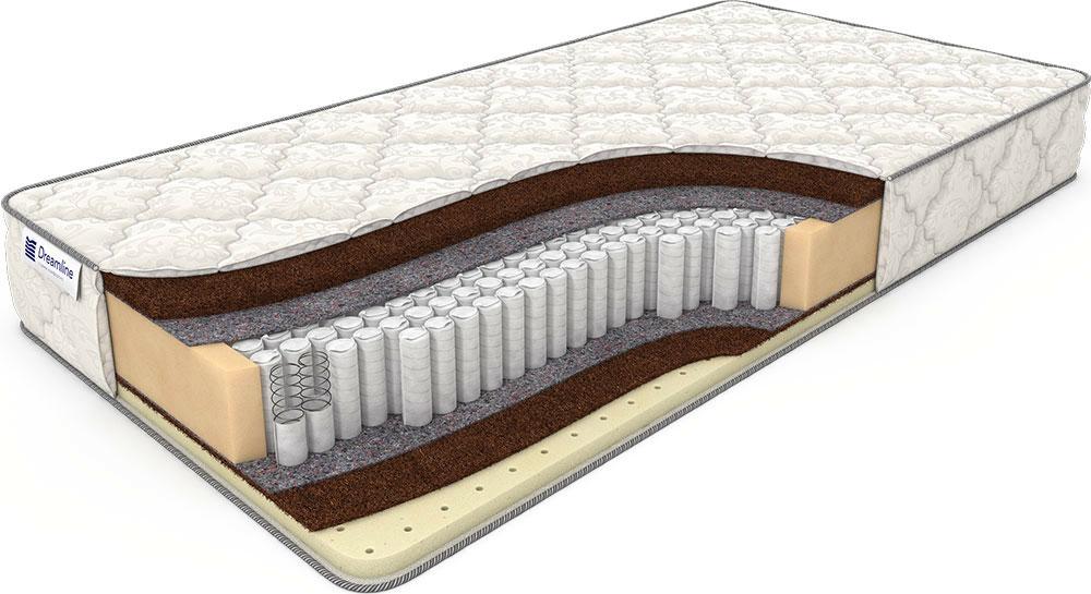 Матрас с независимыми пружинами Дримлайн SleepDream Hard S-1000 Жесткий / Средний 110x200