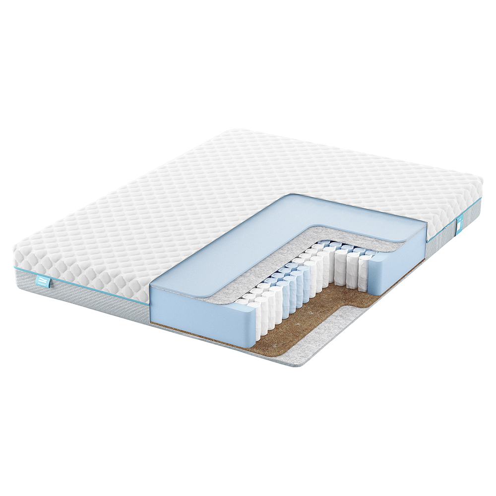 Матрас с независимыми пружинами PROMTEX Soft 18 Standart Bicocos 1 Средне-жесткий / Мягкий 140x200