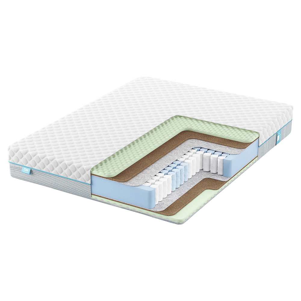 Матрас с независимыми пружинами PROMTEX Soft Optima M Средний / Средний 120x200