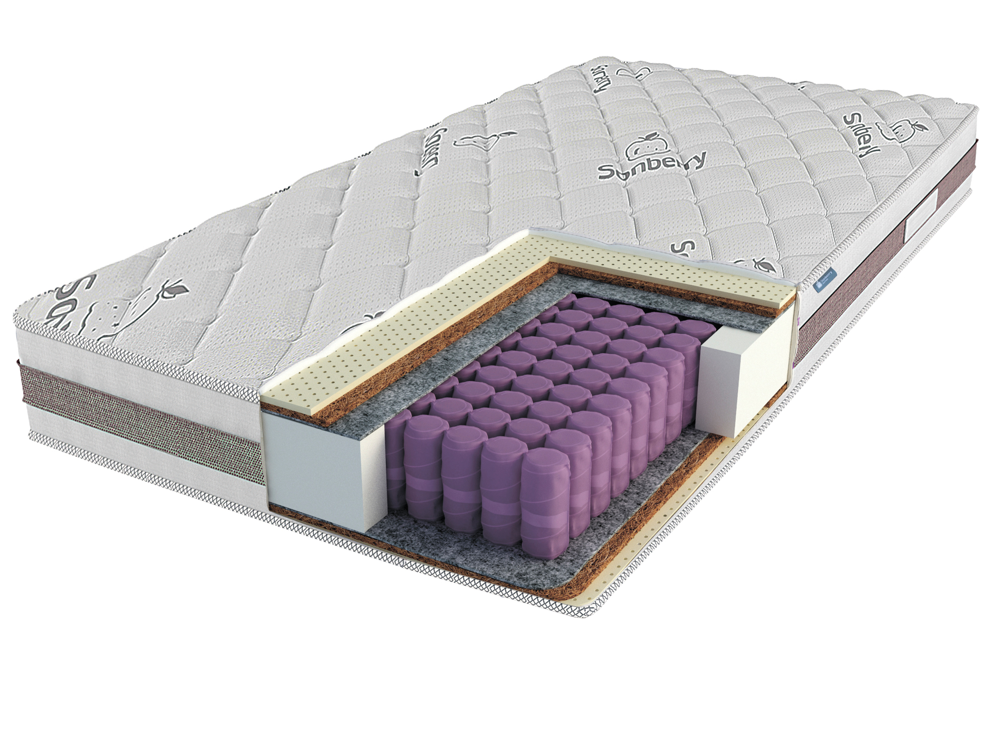 Матрас с независимыми пружинами Sonberry Aero Modus Средний / Средний 80x195