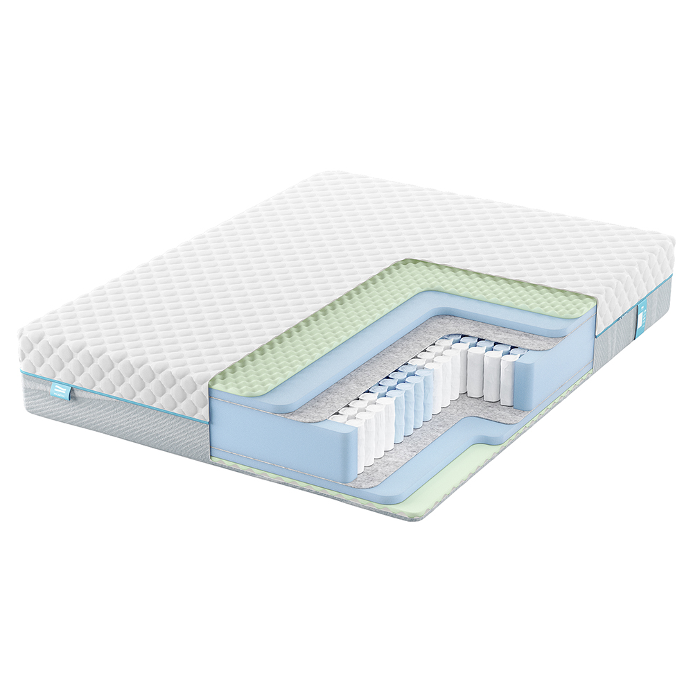 Матрас с независимыми пружинами PROMTEX Soft 18 Standart M Средний / Средний 195x190
