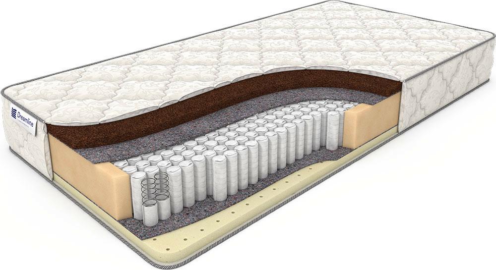 Матрас с независимыми пружинами Дримлайн SleepDream S-1000 Жесткий / Средний 160x190