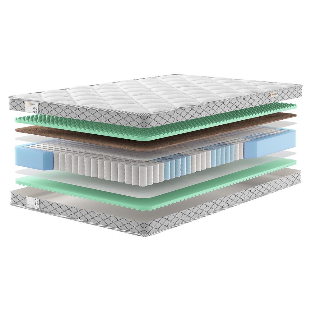Матрас с независимыми пружинами Hinnen base Comfort Средне-мягкий / Средний 140x190