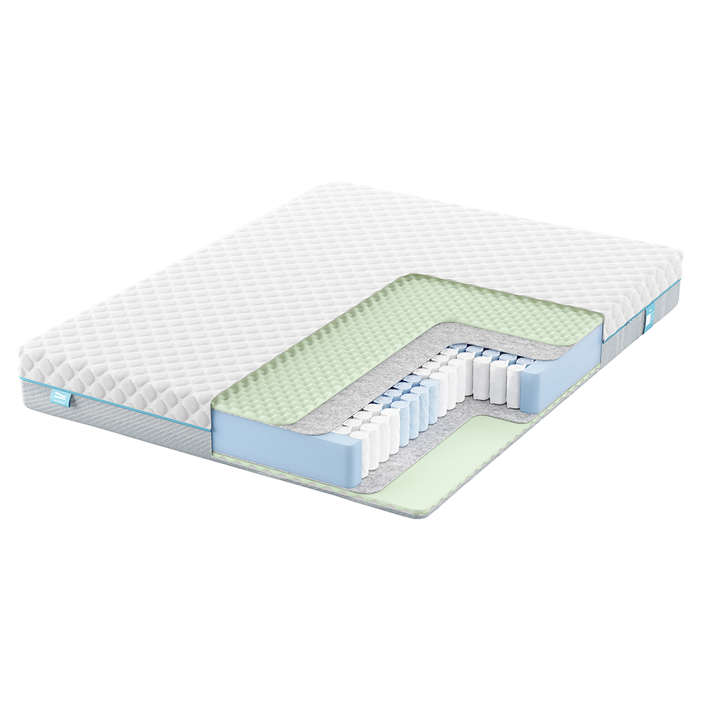 Матрас c независимыми пружинами Promtex Soft Standart M Средний / Средний 70x195