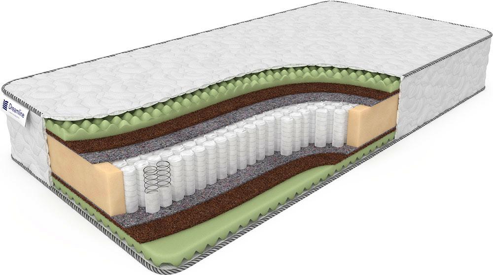 Матрас с независимыми пружинами Дримлайн Space Massage S-1000 Средний / Средний 140x200