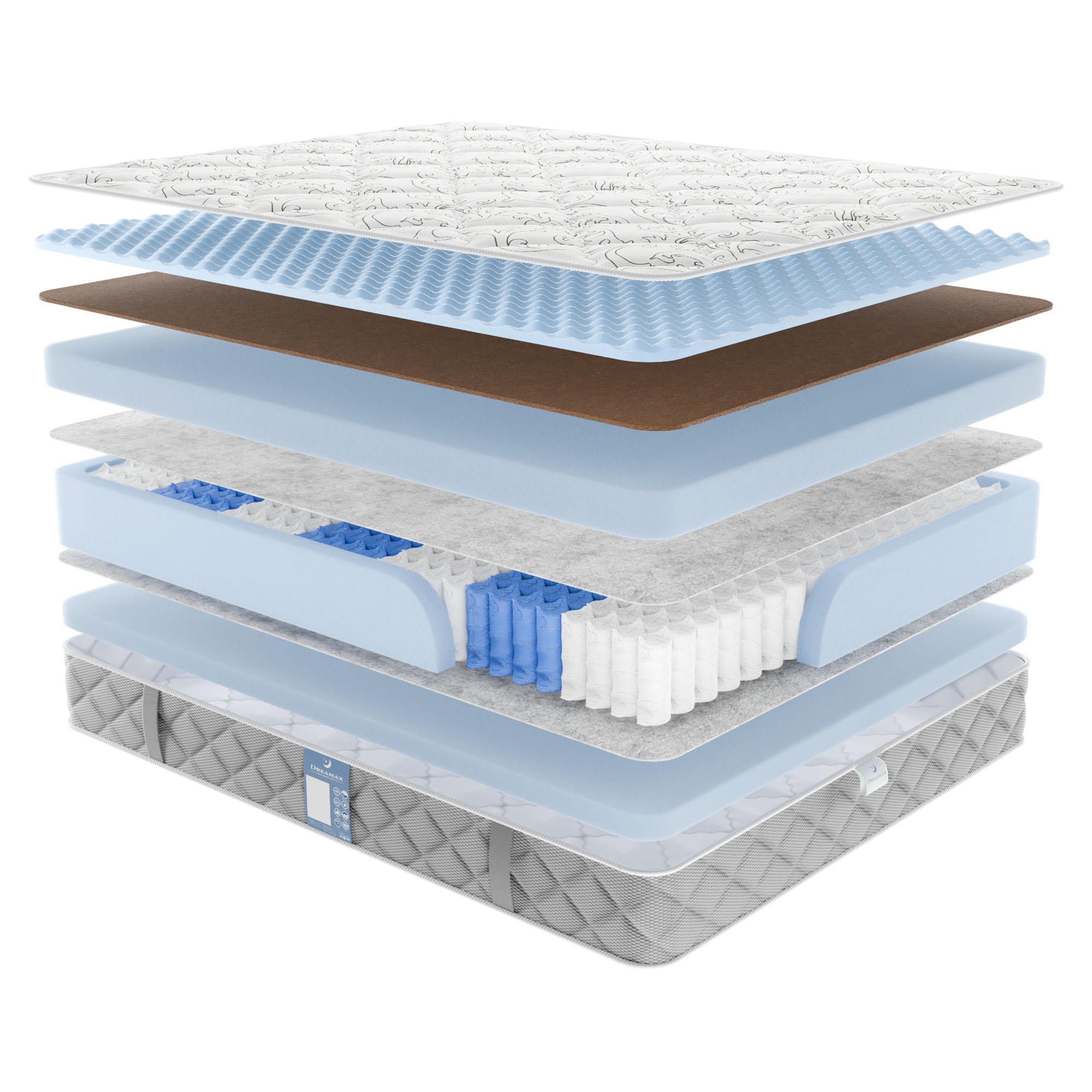 Матрас с независимыми пружинами Dreamax Люкс Атлас 120x200