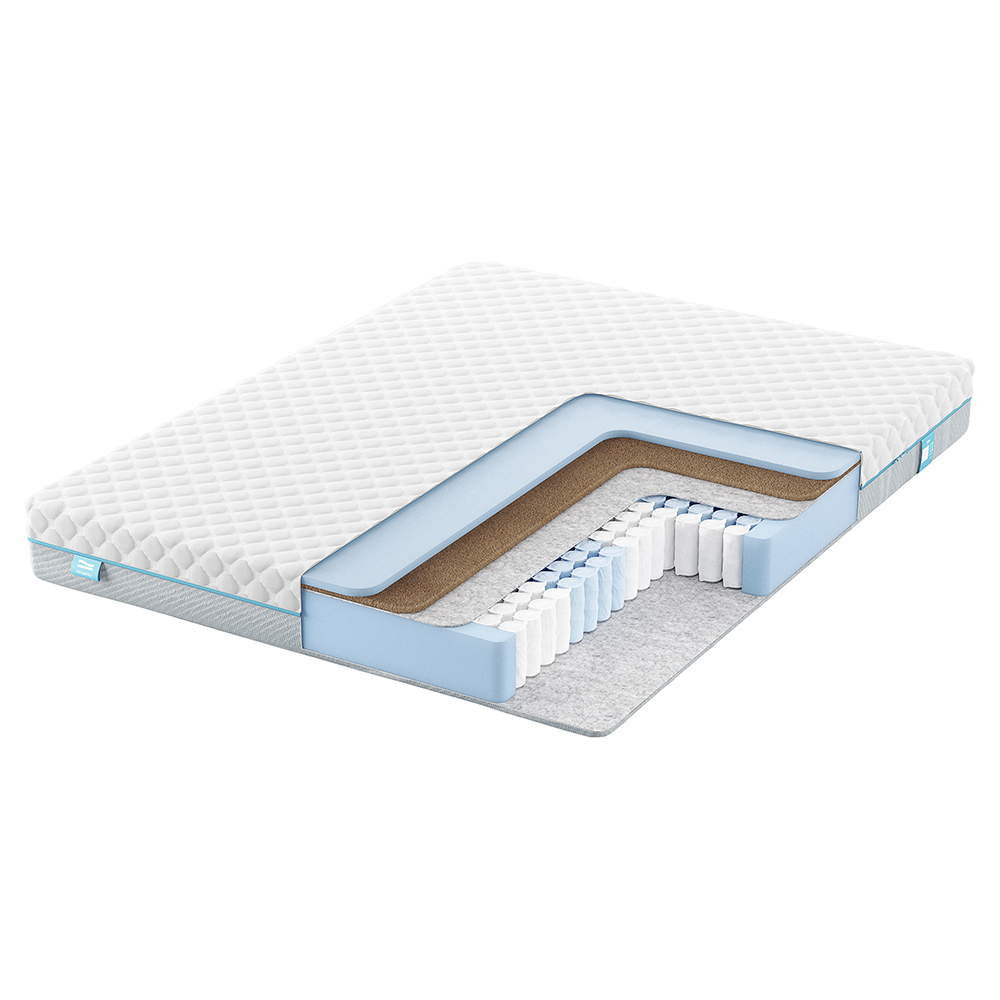 Матрас с независимыми пружинами PROMTEX Soft Optima Side / Средний 110x200