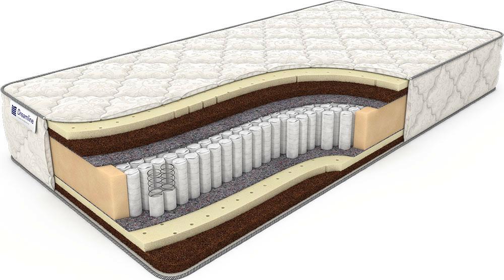 Матрас с независимыми пружинами Дримлайн Prime Mix S-1000 Средне-жесткий / Средний 160x200