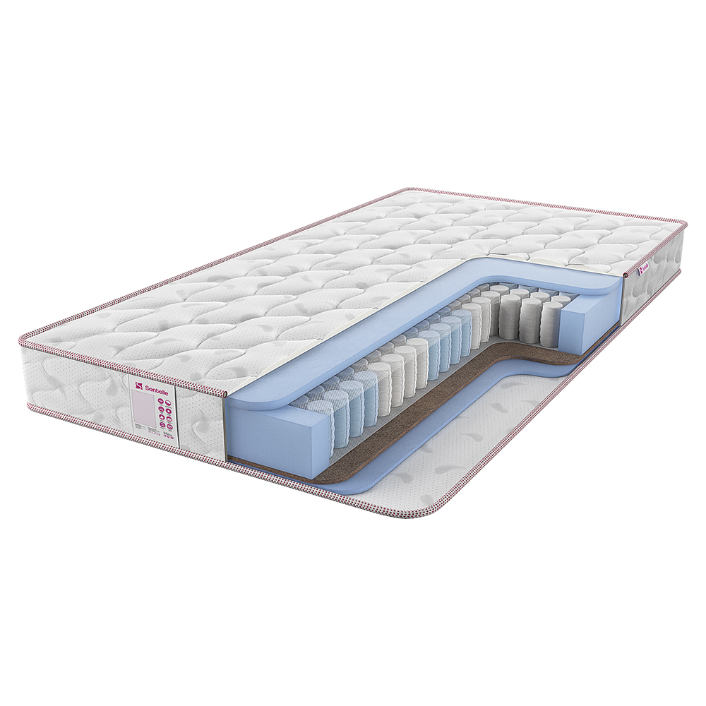 Матрас с независимыми пружинами Sontelle Oasis Castom Mond+ Средний / Средне-жесткий 120x200