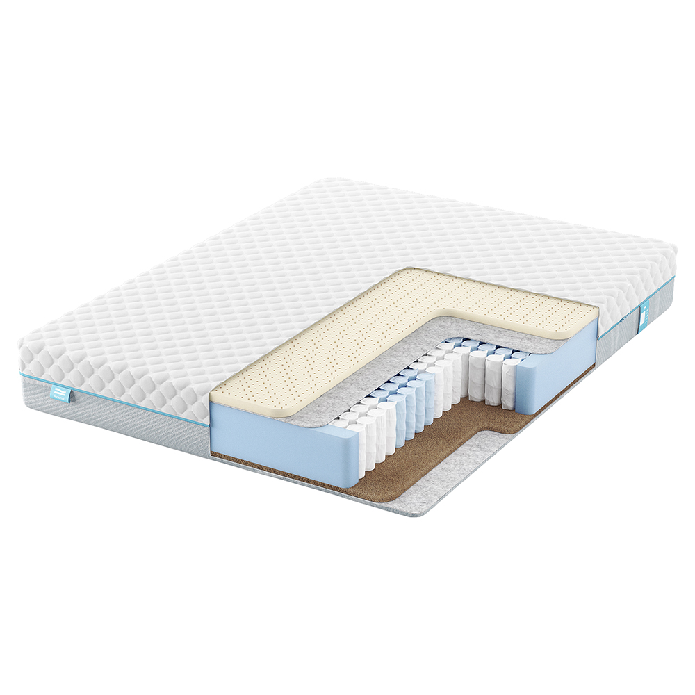 Матрас с независимыми пружинами PROMTEX Soft 18 Combi Средне-мягкий / Жесткий 120x200